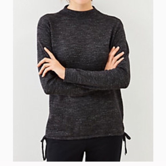 Pure Jill Sweaters - J. Jill Pure Jill grey side tie sweater